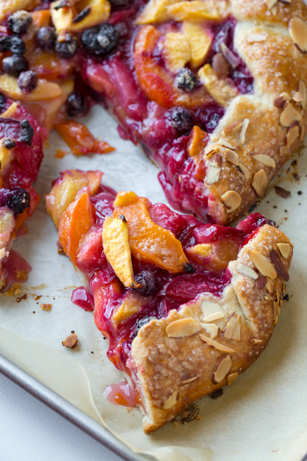 Summer Fruit Galette | thecozyapron.com