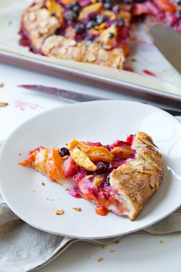 Summer Fruit Galette | thecozyapron.com