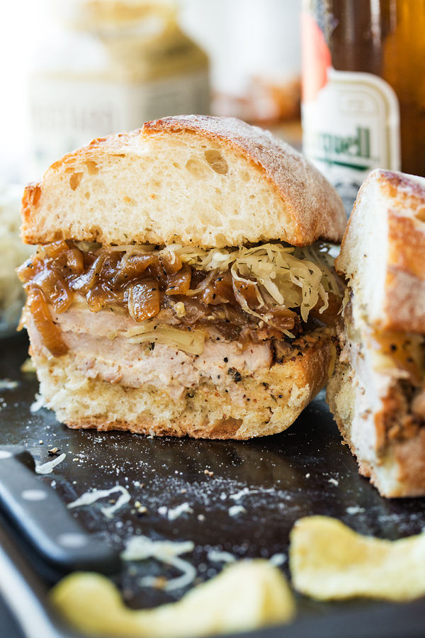 Pork Tenderloin Sandwich | thecozyapron.com