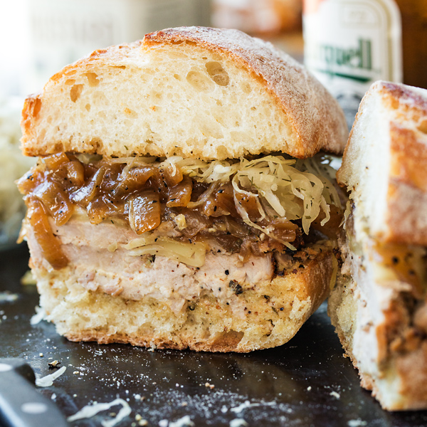 Pork Tenderloin Sandwich | thecozyapron.com