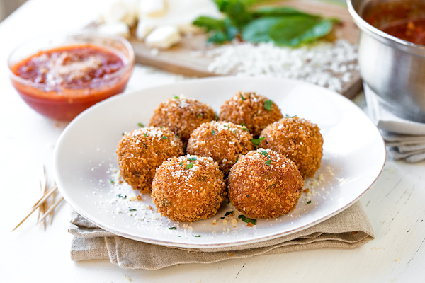 Arancini with Mozzarella