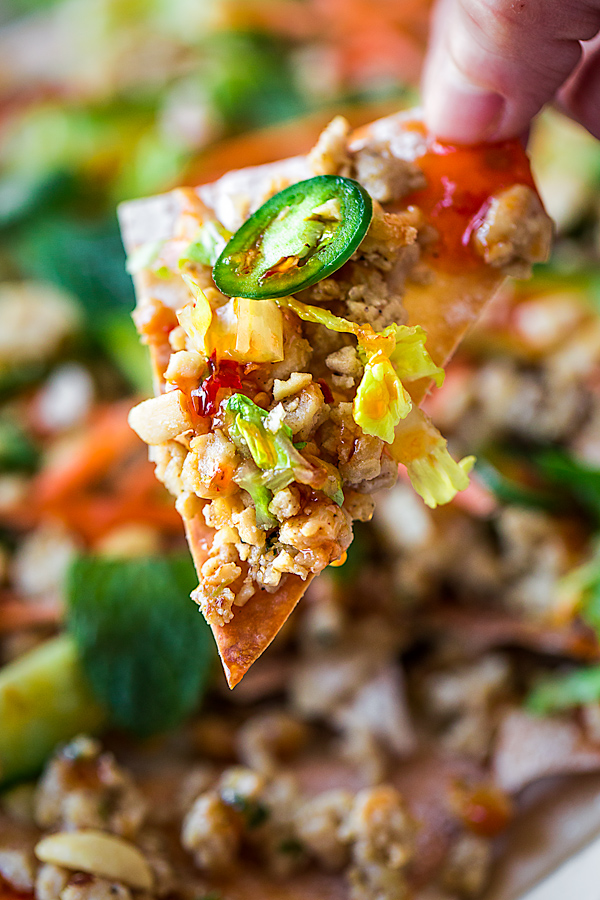 Thai Nachos | thecozyapron.com