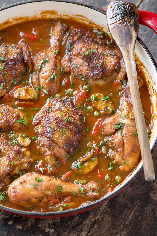 Chicken Cacciatore | thecozyapron.com