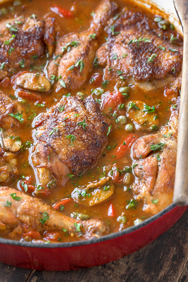 Chicken Cacciatore | thecozyapron.com