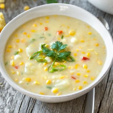 Potato Corn Chowder | thecozyapron.com
