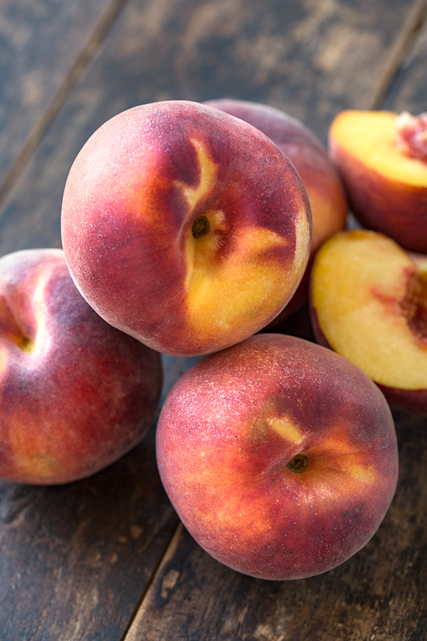 Fresh Peaches for Peach Galette | thecozyapron.com