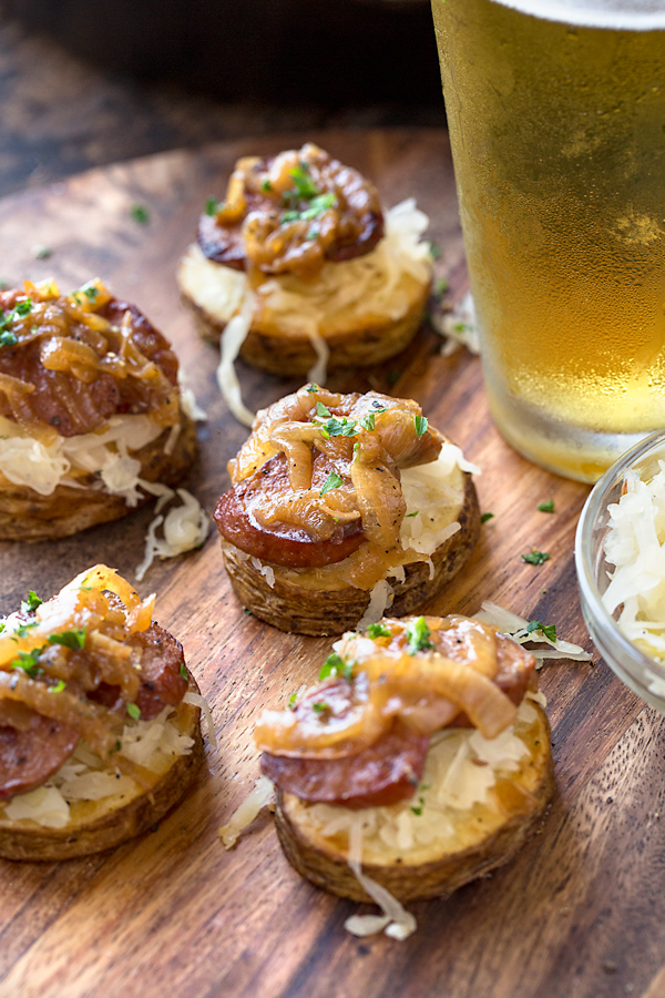 Oktoberfest Potato Stacks | thecozyapron.com
