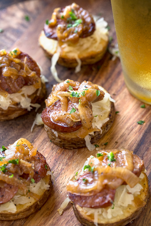 Oktoberfest Potato Stacks | thecozyapron.com