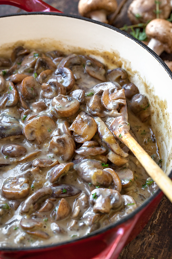 Mushroom Stroganoff | thecozyapron.com
