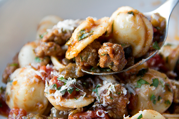 Orecchiette with Pork Ragu | thecozyapron.com