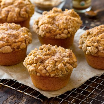 Pumpkin Muffins | thecozyapron.com