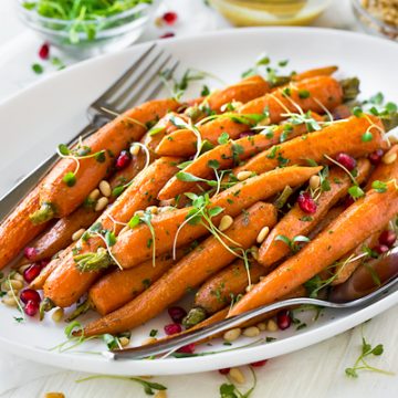 Roasted Carrots | thecozyapron.com