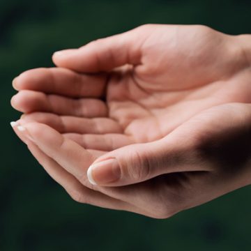 Hands open to receive | thecozyapron