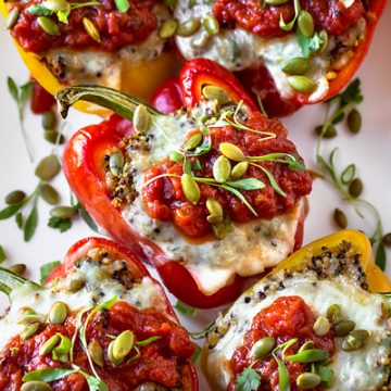 Stuffed Peppers | thecozyapron.com