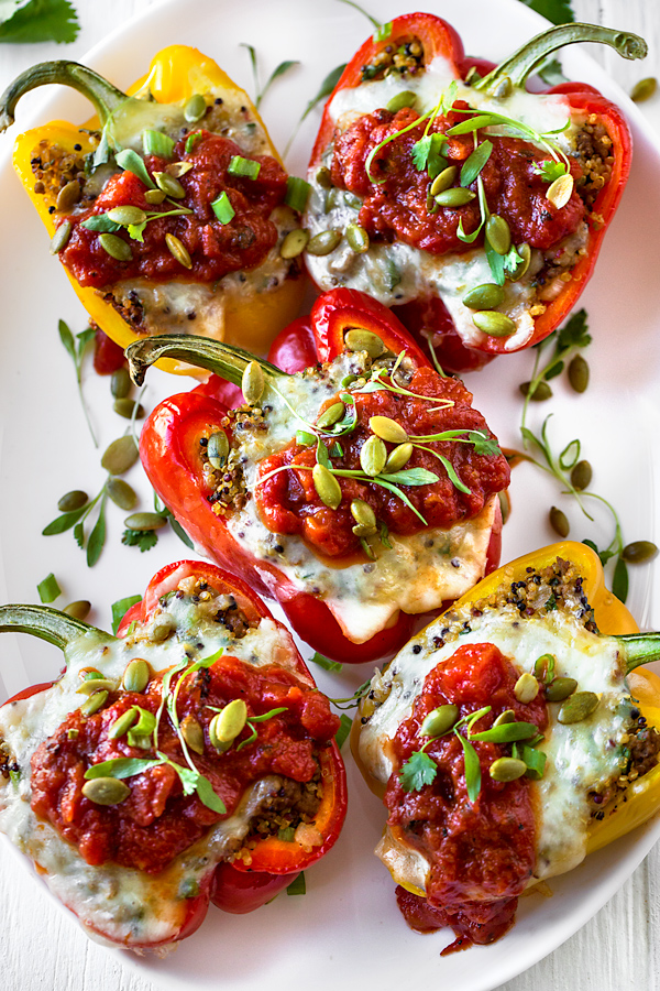 Stuffed Peppers | thecozyapron.com