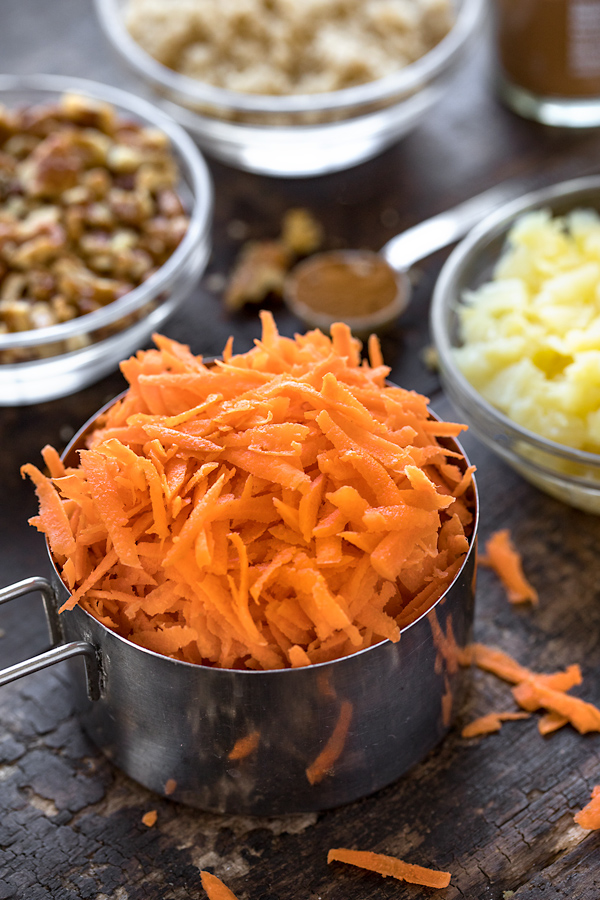 Carrot Cake Loaf Ingredients | thecozyapron.com