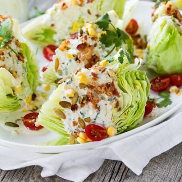 Mexican Wedge Salad | thecozyapron.com