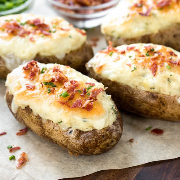 Twice Baked Potatoes | thecozyapron.com