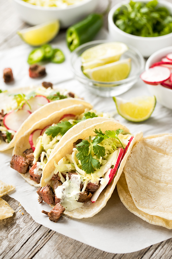 Steak Tacos | thecozyapron.com