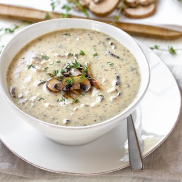Cream of Mushroom Soup | thecozyapron.com
