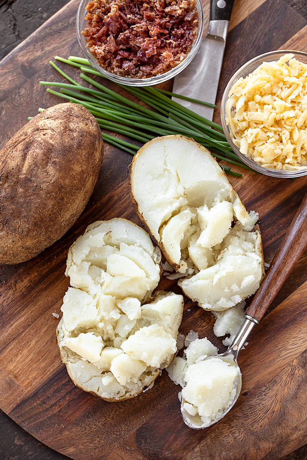 Ingredients for Loaded Baked Potato Soup | thecozyapron.com