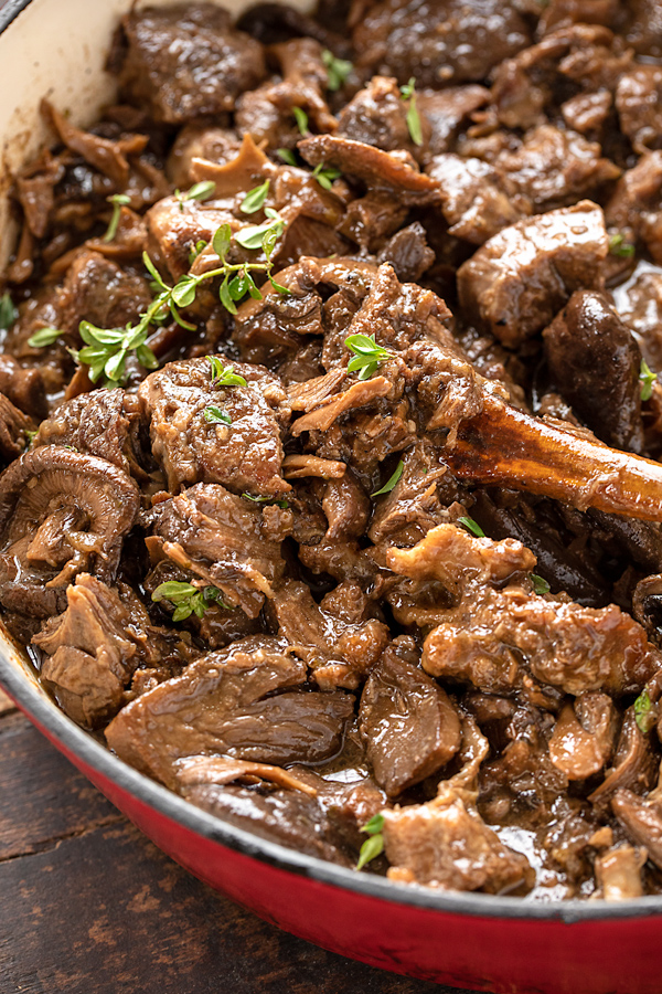 Braised Beef with Mixed Mushrooms | thecozyapron.com