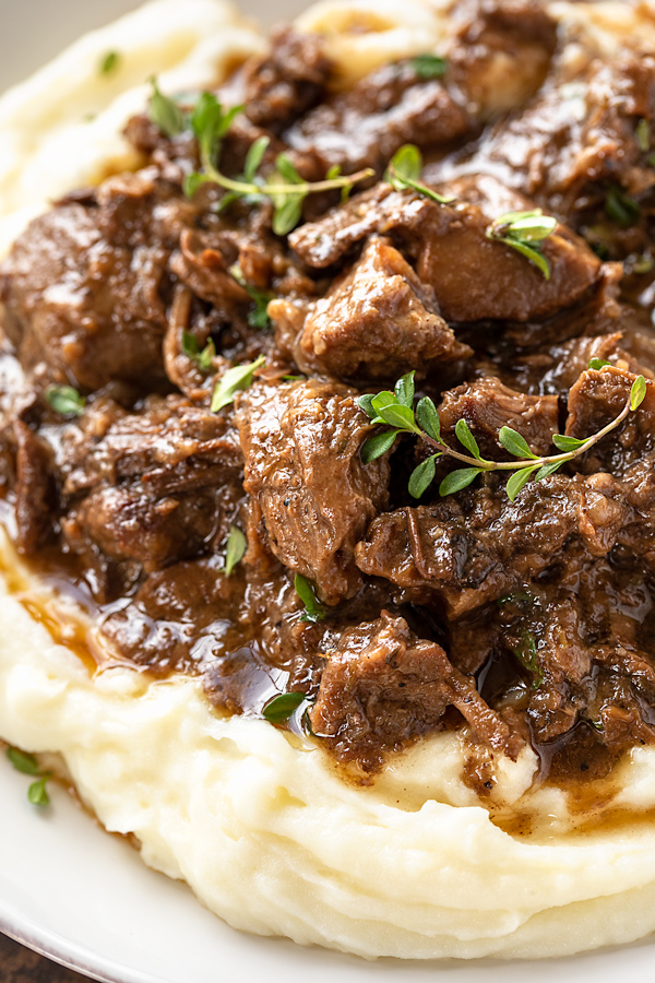 Braised Beef with Mixed Mushrooms | thecozyapron.com