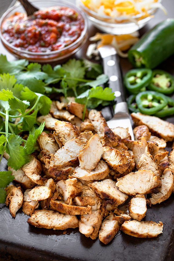 Ingredients for Chicken Nachos with Fire Roasted Tomato Salsa | thecozyapron.com