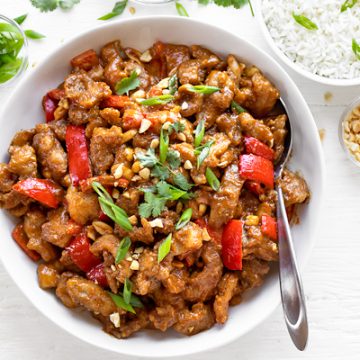 Peanut Sauce Chicken | thecozyapron.com