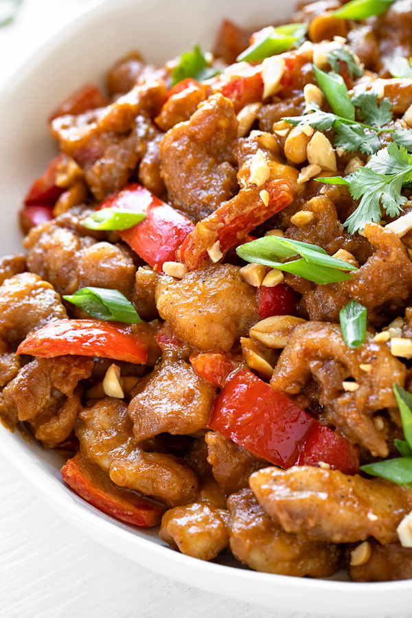 Peanut Sauce Chicken | thecozyapron.com