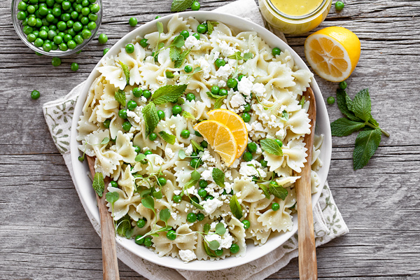Bow Tie Pasta Salad with Lemon Vinaigrette