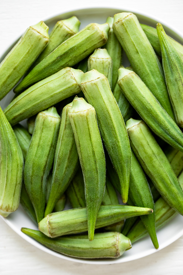 Fresh Okra for Frying  | thecozyapron.com