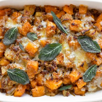 Butternut Squash Casserole | thecozyapron.com