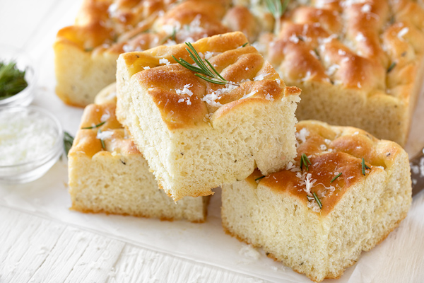 Focaccia with Rosemary and Garlic