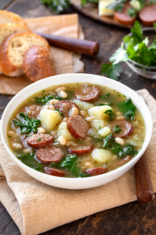 Sausage Soup | thecozyapron.com