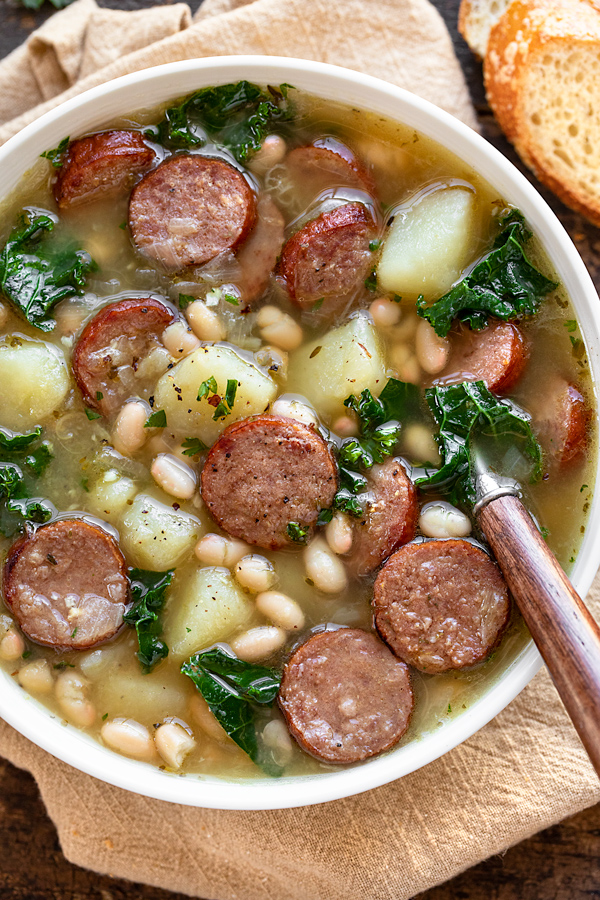Sausage Soup | thecozyapron.com