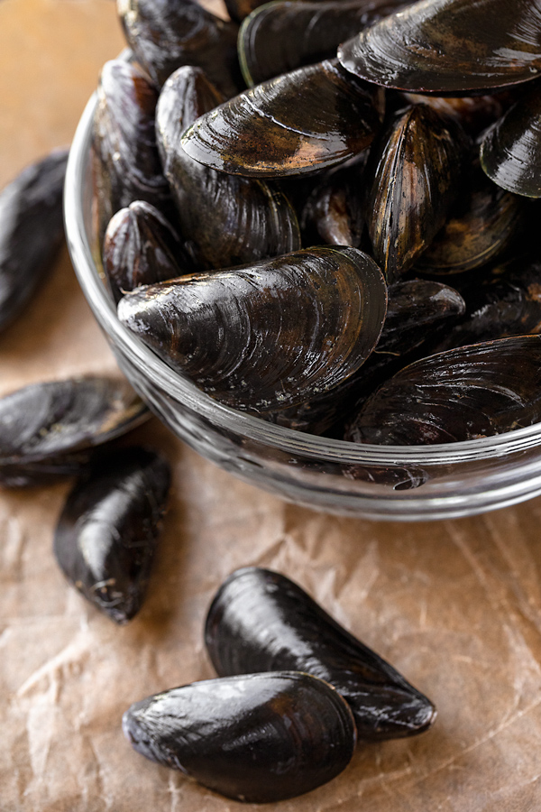 Fresh Mussels for Steaming | thecozyapron.com