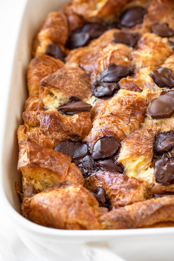 Croissant Bread Pudding | thecozyapron.com