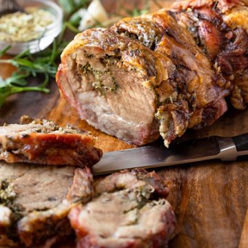 Sliced Porchetta | thecozyapron.com
