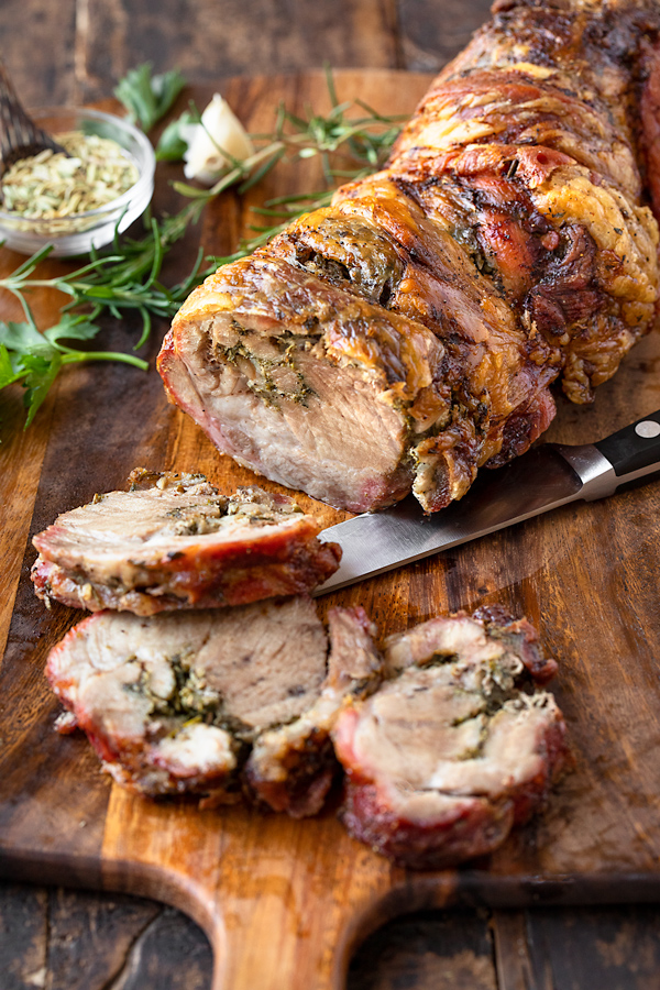 Sliced Porchetta | thecozyapron.com