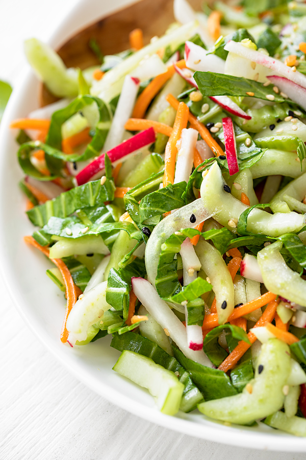 Bok Choy Salad | thecozyapron.com