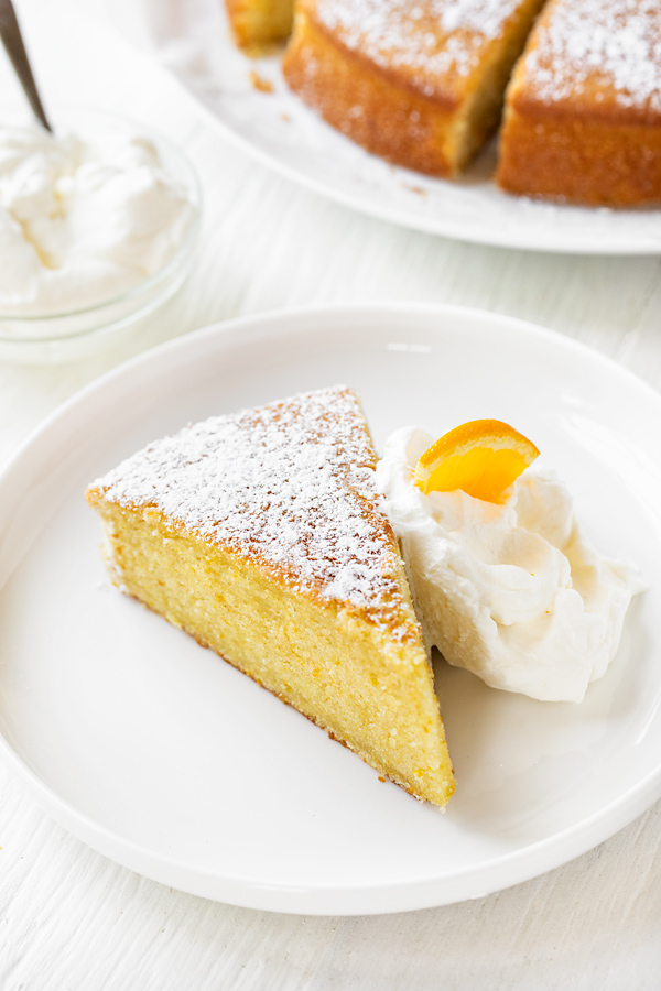 Slice of Olive Oil Cake | thecozyapron.com