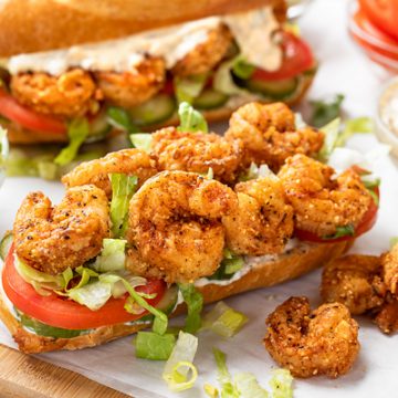 Po' Boy Sandwiches | thecozyapron.com