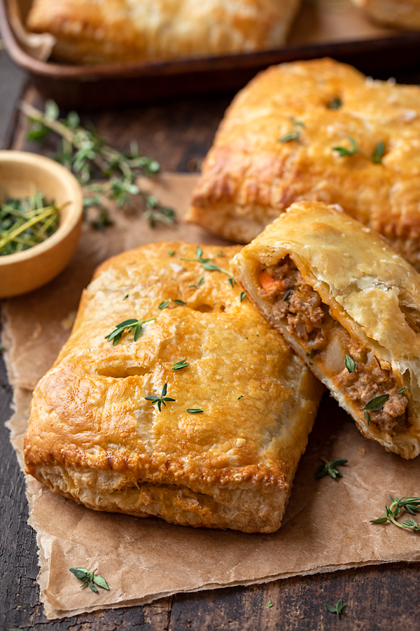 Savory Hand Pies with Beef Filling | thecozyapron.com