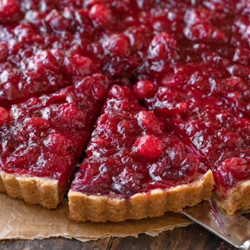 Cranberry Tart | thecozyapron.com