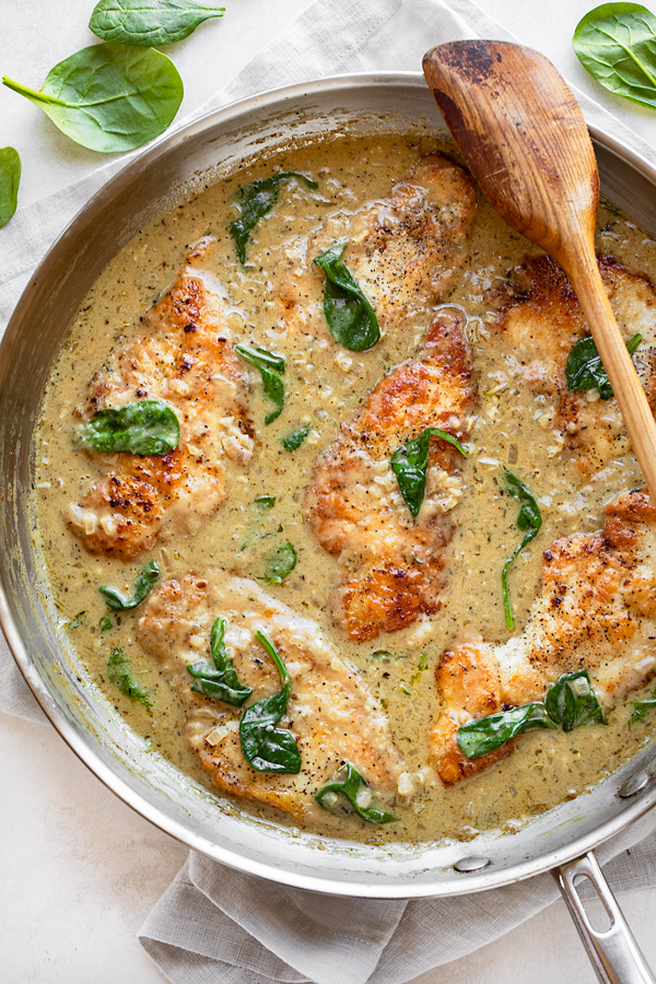 Chicken Dijon in a pan | thecozyapron.com