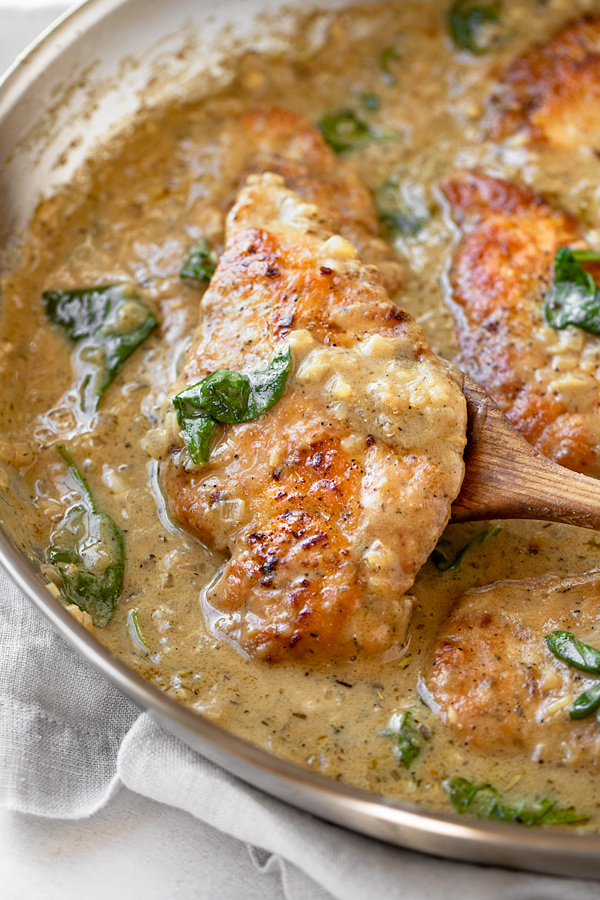Chicken Dijon in a pan | thecozyapron.com