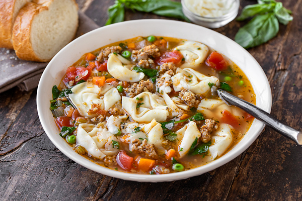 Sausage Tortellini Soup