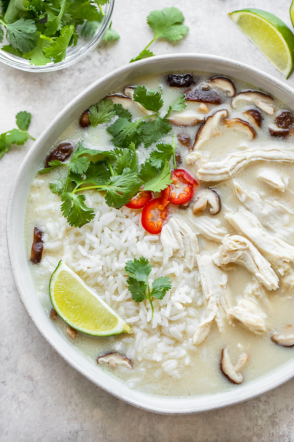 Coconut Chicken Soup | thecozyapron.com