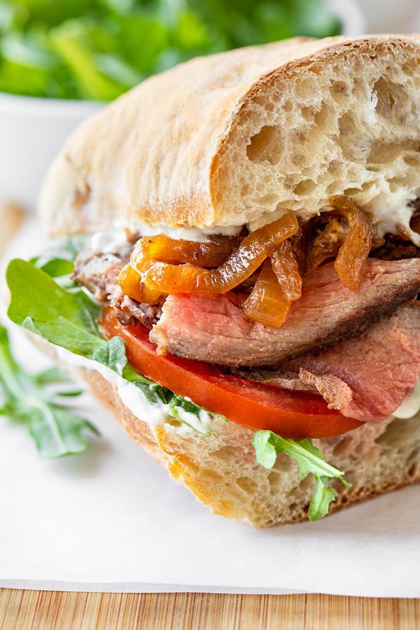 Steak Sandwich | thecozyapron.com